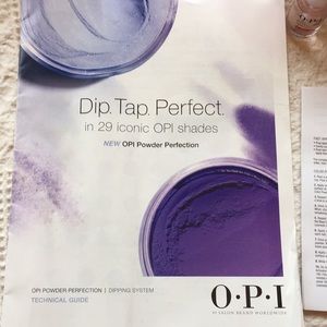 Professional OPI powder nail dip